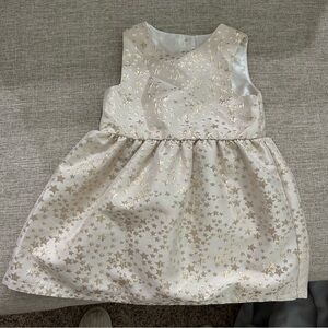 Cat & Jack Gold Star Formal Dress